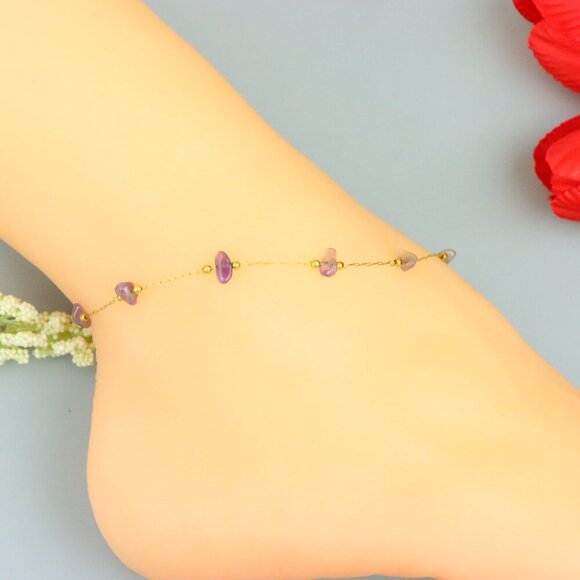 "Handmade Anklet – A Stylish Choice for Women, Thoughtful Gift Idea, EVCH1130 - Picture 9 of 11